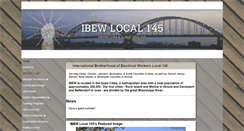 Desktop Screenshot of ibewlocal145.com