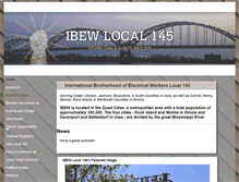 Tablet Screenshot of ibewlocal145.com